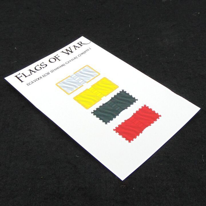 28mm, Flags of War, ECW: Royalist or Parliamentarian Cavalry Cornets