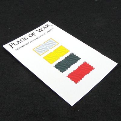 28mm, Flags of War, ECW: Royalist or Parliamentarian Cavalry Cornets 28mm, Flags of War, ECW: Royalist or Parliamentarian Cavalry Cornets