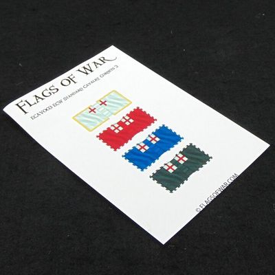 28mm, Flags of War, ECW: Royalist or Parliamentarian Cavalry Cornets 28mm, Flags of War, ECW: Royalist or Parliamentarian Cavalry Cornets