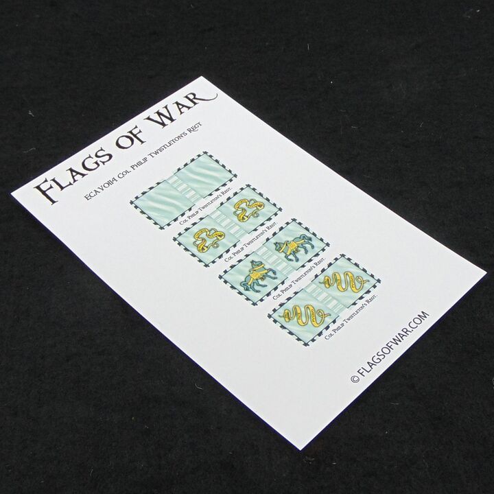 28mm, Flags of War, ECW: Colonel Philip Twistleton's Parliamentarian Cavalry Cornets