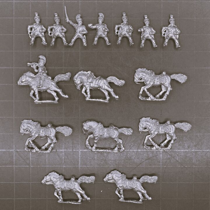Essex Miniatures, Napoleonic: French Line Lancers Unit