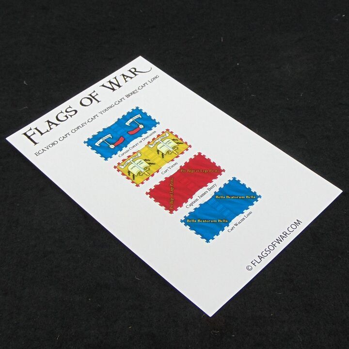 28mm, Flags of War, ECW: Captains Copley, Young, Berry & Long's Parliamentarian Cavalry Cornets