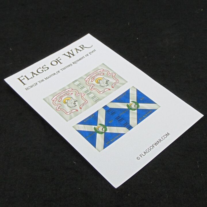 28mm, Flags of War, ECW: Covenantor Flags of The Master of Yester's Regiment of Foot