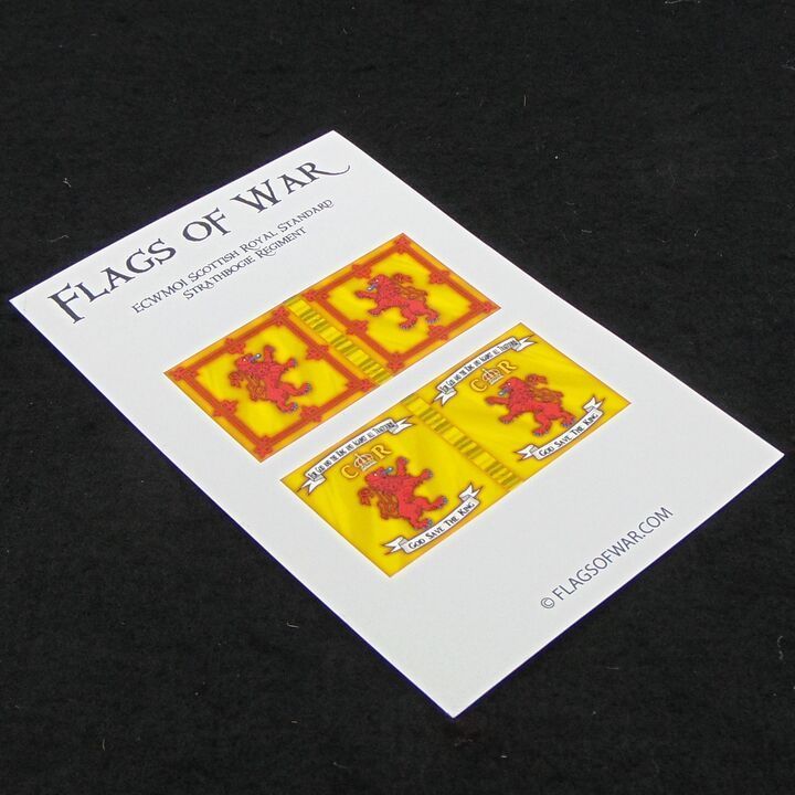 28mm, Flags of War, ECW: Scottish Royal Standard & The Strathbogie Regiment of Foot