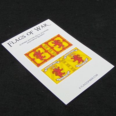 28mm, Flags of War, ECW: Scottish Royal Standard & The Strathbogie Regiment of Foot 28mm, Flags of War, ECW: Scottish Royal Standard & The Strathbogie Regiment of Foot