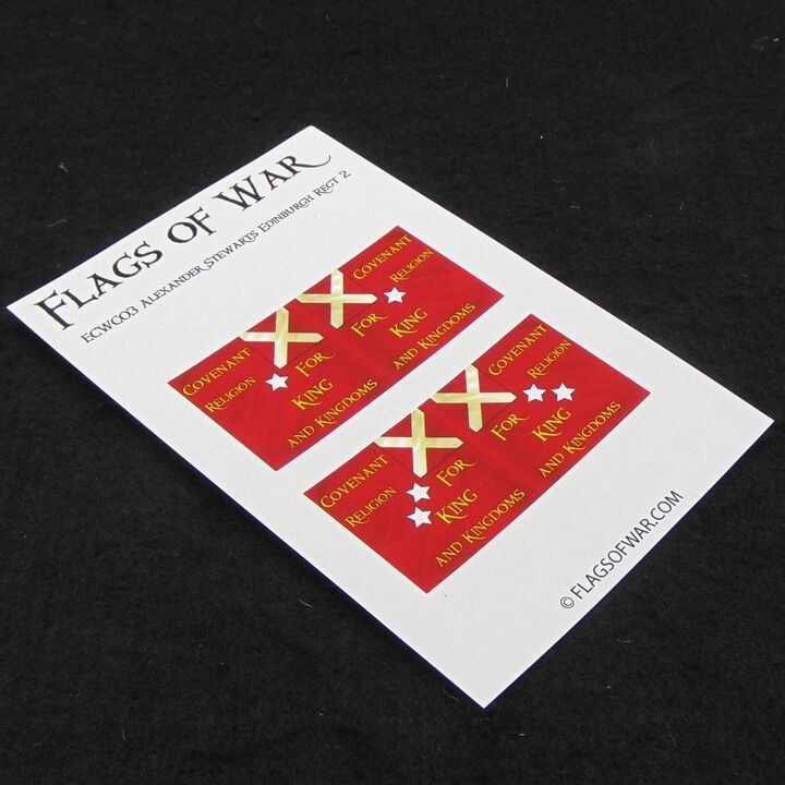 28mm, Flags of War, ECW: Covenantor Flags of Alexander Stewart's Edinburgh Regiment of Foot 2 28mm, Flags of War, ECW: Covenantor Flags of Alexander Stewart's Edinburgh Regiment of Foot 2