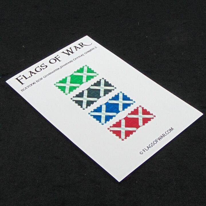 28mm, Flags of War, ECW: Covenantor Cavalry Cornets 2