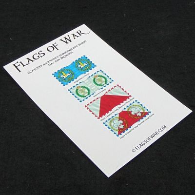 28mm, Flags of War, ECW: Augustine, Brechin, & Browne's Covenantor Cavalry Cornets 28mm, Flags of War, ECW: Augustine, Brechin, & Browne's Covenantor Cavalry Cornets