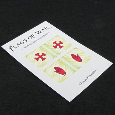 28mm, Flags of War, ECW: Irish Confederate Infantry Flags 2 28mm, Flags of War, ECW: Irish Confederate Infantry Flags 2