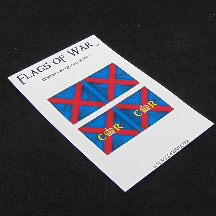 28mm, Flags of War, ECW: Irish Royalist Infantry Flags 4