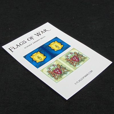 28mm, Flags of War, ECW: Covenantor Flags of The Aberdeen Militia 28mm, Flags of War, ECW: Covenantor Flags of The Aberdeen Militia