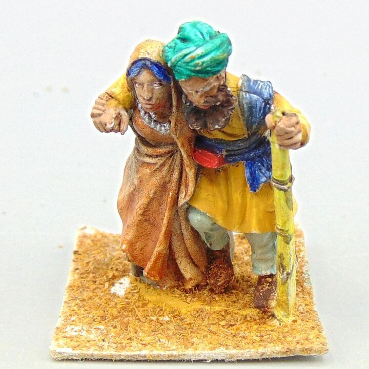 Grade E - Wargames Foundry - Sikh Wars - Wounded Sikh Helped by Woman Grade E - Wargames Foundry - Sikh Wars - Wounded Sikh Helped by Woman