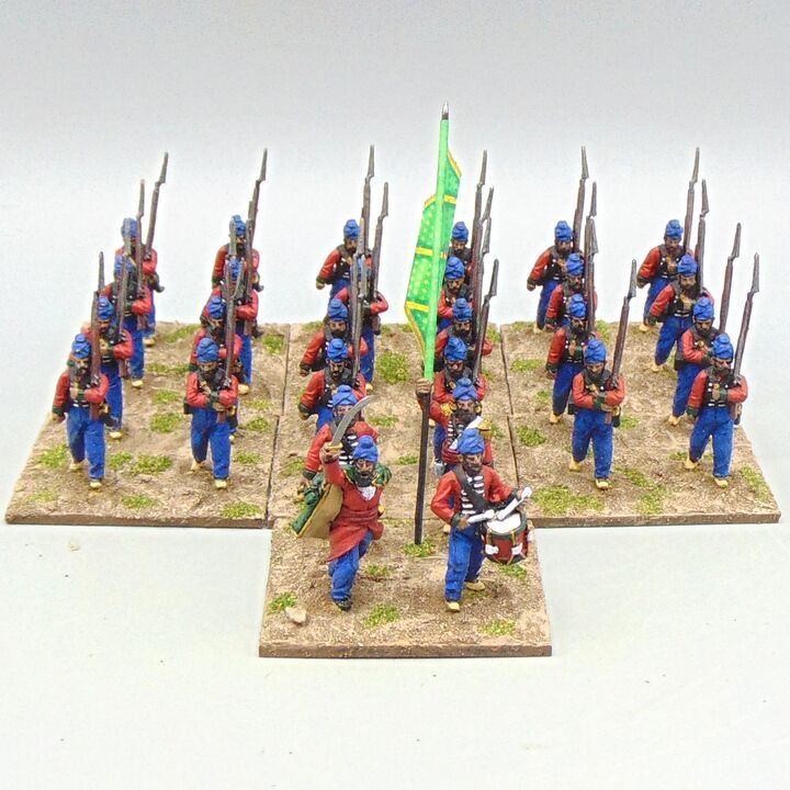 Grade D - Studio Miniatures - Sikh Wars -Sikh Regular Infantry Unit Grade D - Studio Miniatures - Sikh Wars -Sikh Regular Infantry Unit