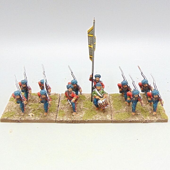 Grade C - Wargames Foundry - Sikh Wars -Sikh Regular Infantry Unit Grade C - Wargames Foundry - Sikh Wars -Sikh Regular Infantry Unit