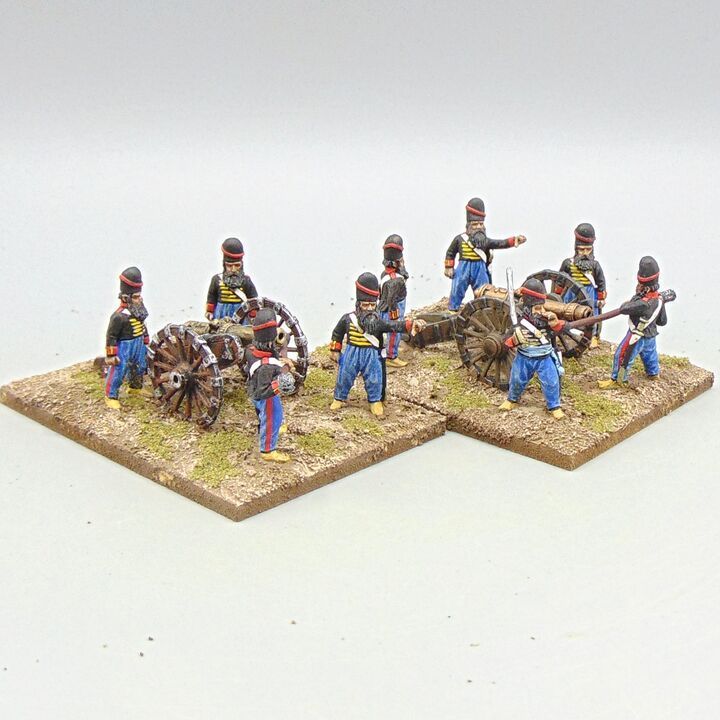 Grade C - Wargames Foundry - Sikh Wars - Sikh Horse Artillery Battery