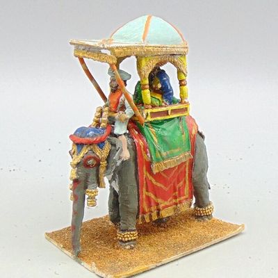 Grade E - Wargames Foundry - Sikh Wars - Maharajah Mounted on Elephant Grade E - Wargames Foundry - Sikh Wars - Maharajah Mounted on Elephant