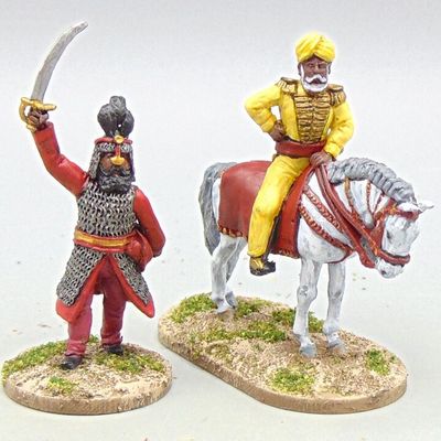 Grade C - Studio Miniatures - Sikh Wars - Sikh Commanders Grade C - Studio Miniatures - Sikh Wars - Sikh Commanders