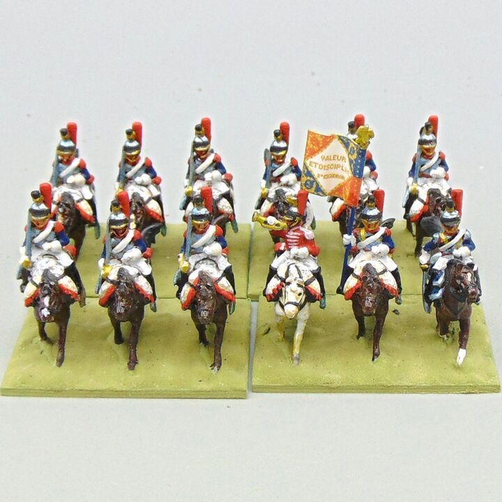 Grade D - Minifigs - Napoleonic - French Cuirassiers Unit Grade D - Minifigs - Napoleonic - French Cuirassiers Unit