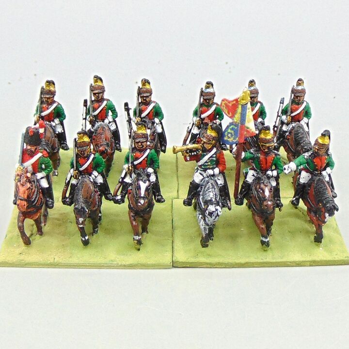 Grade D - Essex Miniatures - Napoleonic - French Dragoons Unit Grade D - Essex Miniatures - Napoleonic - French Dragoons Unit