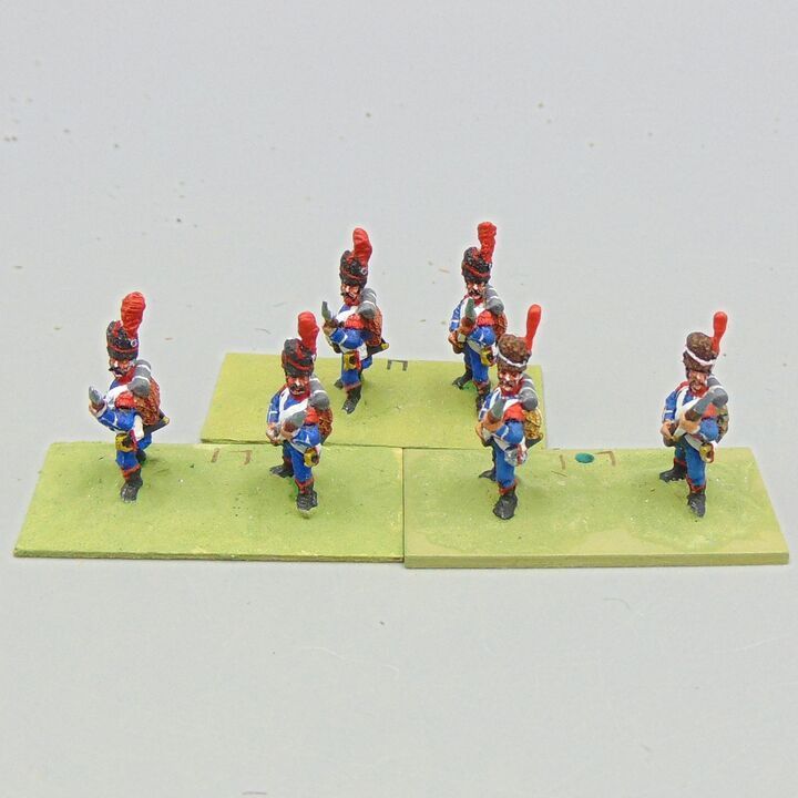 Grade D - Essex Miniatures/Old Glory 15's - Napoleonic - French Legere Carabiniers Grade D - Essex Miniatures/Old Glory 15's - Napoleonic - French Legere Carabiniers