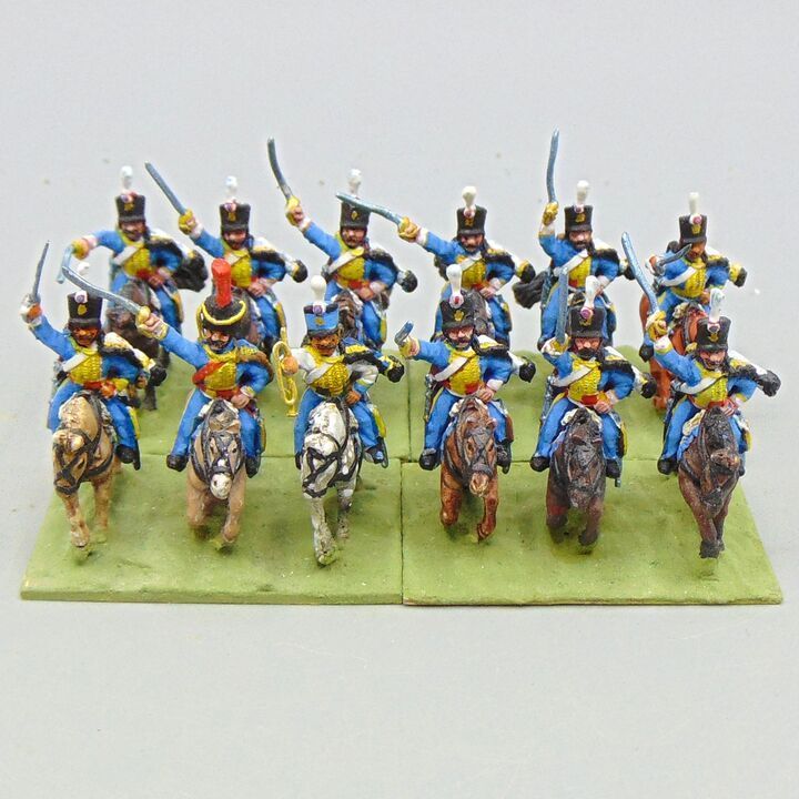 Grade D - Essex Miniatures - Napoleonic - French Hussars Unit Grade D - Essex Miniatures - Napoleonic - French Hussars Unit