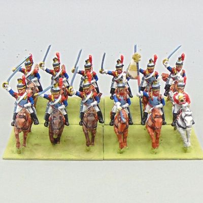 Grade D - Essex Miniatures - Napoleonic - French Cuirassiers Unit Grade D - Essex Miniatures - Napoleonic - French Cuirassiers Unit