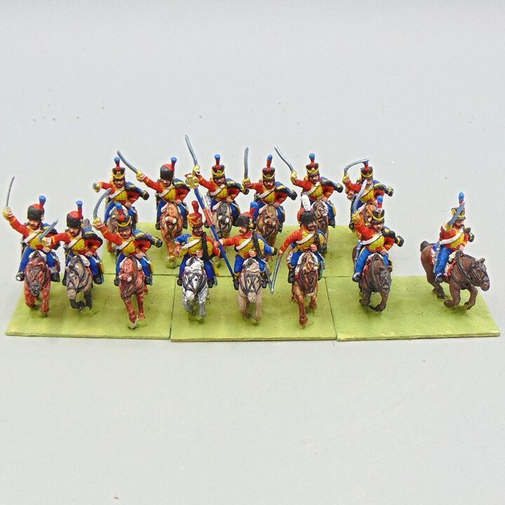Grade D - Essex Miniatures - Napoleonic - French Hussars Unit Grade D - Essex Miniatures - Napoleonic - French Hussars Unit