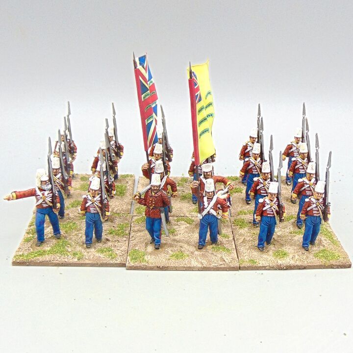 Grade C - Studio Miniatures - Sikh Wars - British Infantry Unit Grade C - Studio Miniatures - Sikh Wars - British Infantry Unit