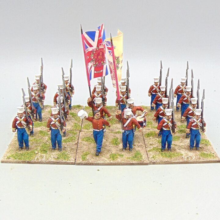 Grade C - Studio Miniatures - Sikh Wars - British Infantry Unit Grade C - Studio Miniatures - Sikh Wars - British Infantry Unit