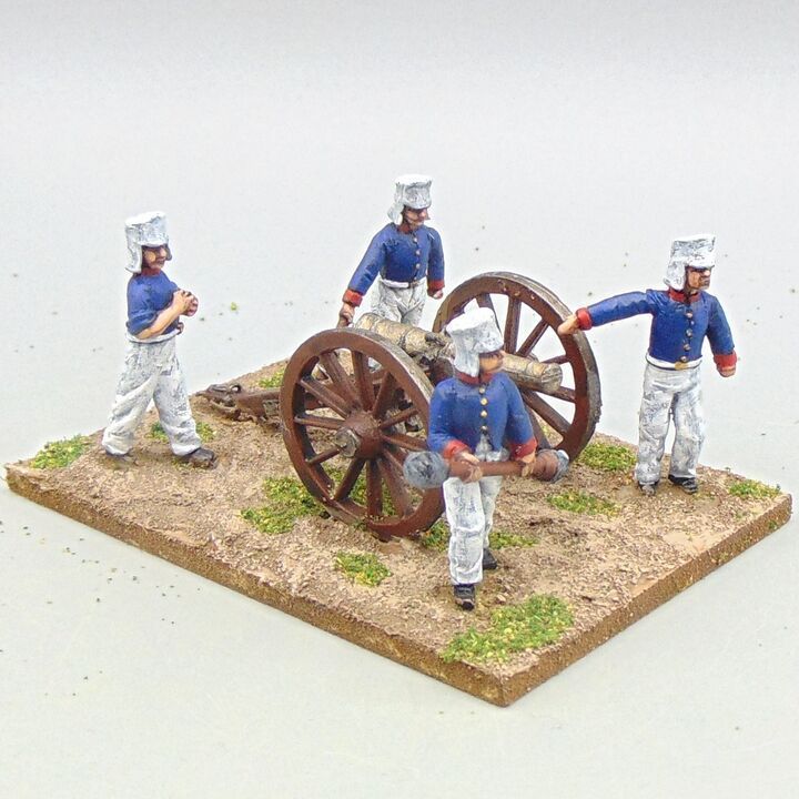 Grade C - Studio Miniatures - Sikh Wars - British Royal Artillery Field Gun & Crew