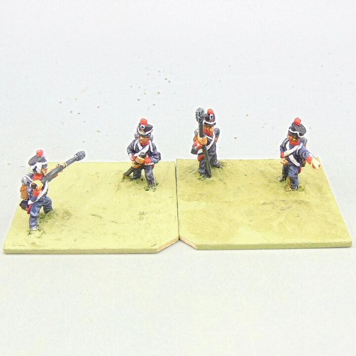Grade D - Essex Miniatures - Napoleonic - French Line Foot Artillery Crew Grade D - Essex Miniatures - Napoleonic - French Line Foot Artillery Crew