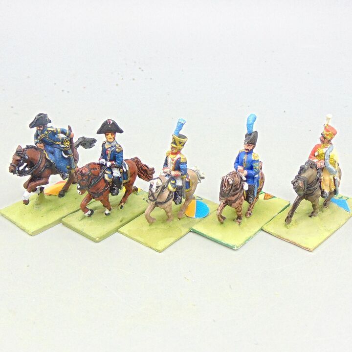 Grade D - Mainly Essex Miniatures - Napoleonic - Mounted French Generals & Staff