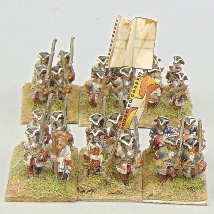 Grade E, Dixon Miniatures - WSS - French Infantry Regiment