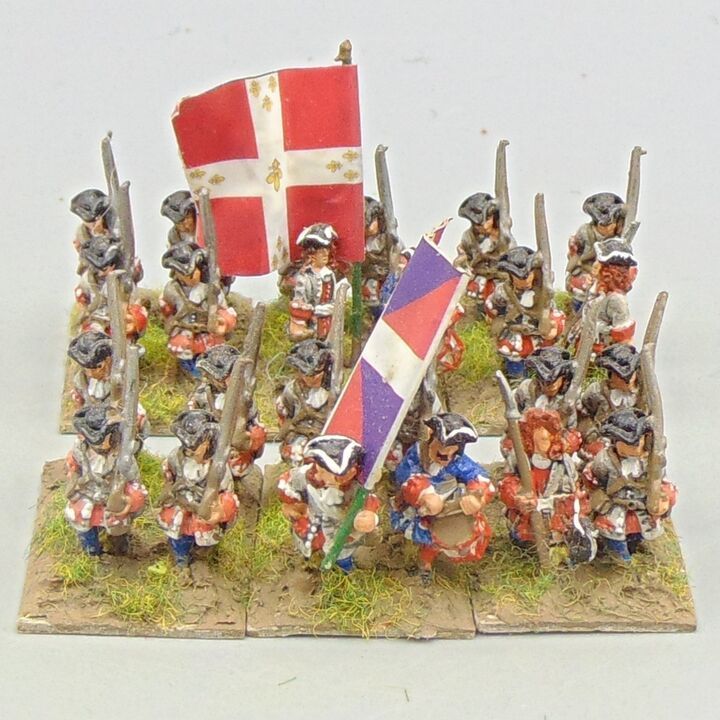 Grade E, Dixon Miniatures - WSS - French Infantry Regiment
