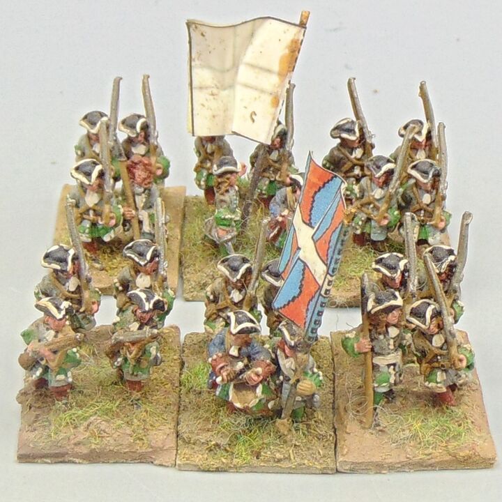 Grade E, Dixon Miniatures - WSS - French Infantry Regiment