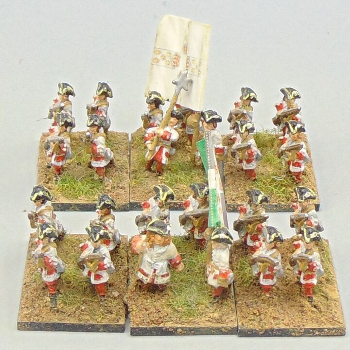 Grade E, Dixon Miniatures - WSS - French Infantry Regiment