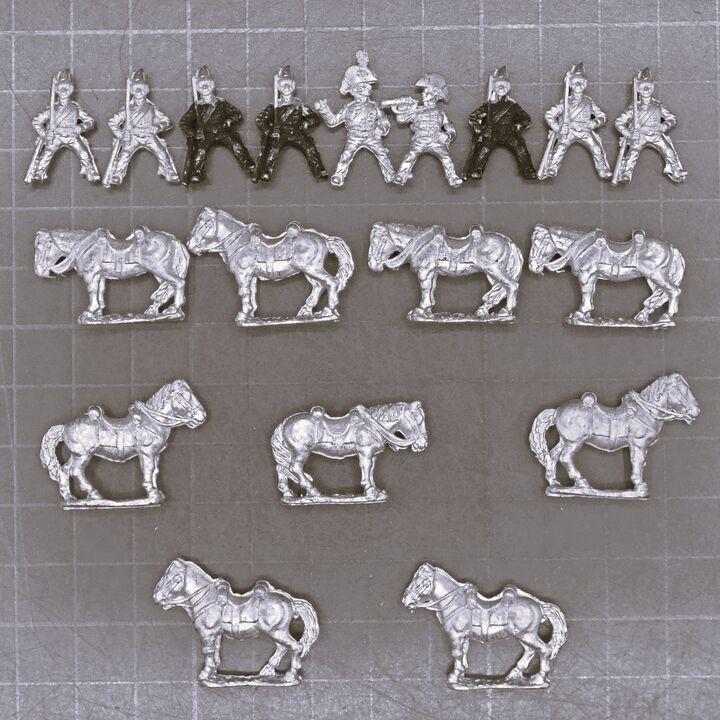 Essex Miniatures, Napoleonic: British Dragoons in Bicornes