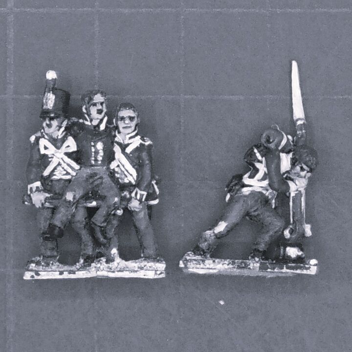 AB Figures/Battle Honors, Napoleonic: British Infantry Casualties in Stovepipe Shakos AB Figures/Battle Honors, Napoleonic: British Infantry Casualties in Stovepipe Shakos