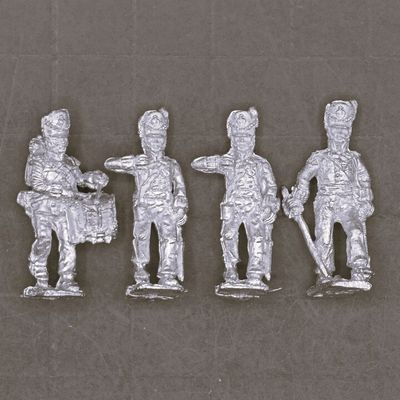 Newline Designs, Napoleonic - British Line Infantry Command in Belgic Shakos Newline Designs, Napoleonic - British Line Infantry Command in Belgic Shakos