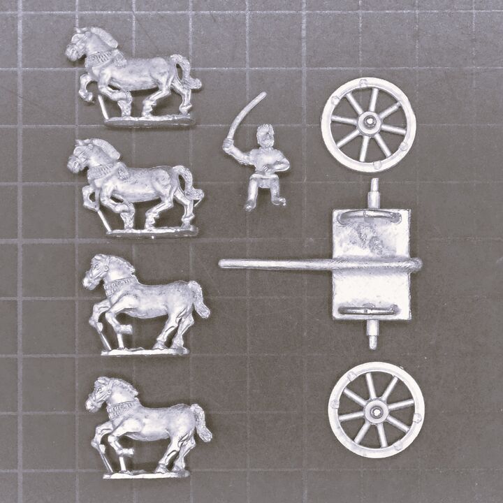 Museum Miniatures, Ancient Assyrian: Kallapani Fast Cart