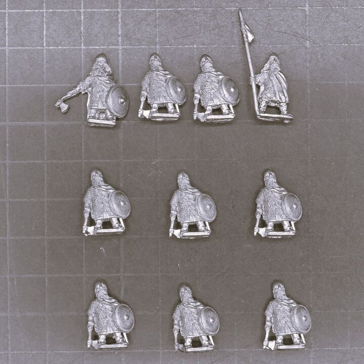 Essex Miniatures, Dark Ages: Viking Hirdmen