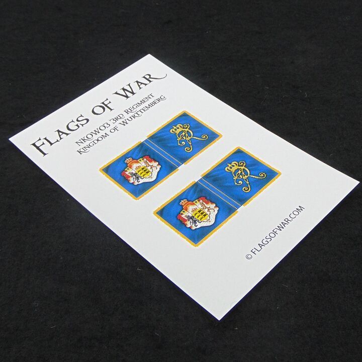 28mm, Flags of War, Napoleonic: Kingdom of Wurttemburg 3rd Regiment 28mm, Flags of War, Napoleonic: Kingdom of Wurttemburg 3rd Regiment