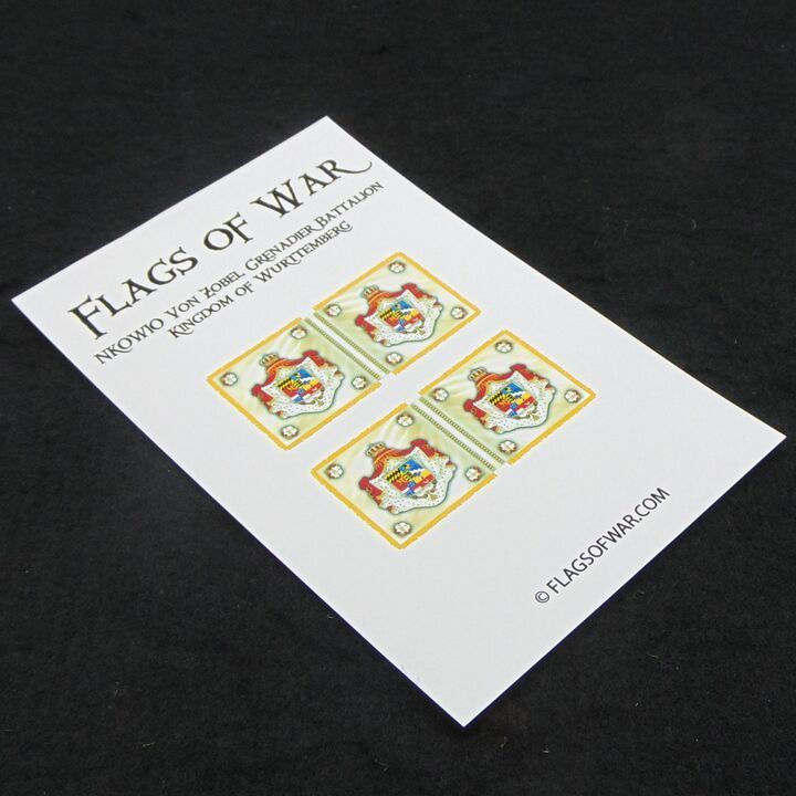 28mm, Flags of War, Napoleonic: Kingdom of Wurttemburg Von Zobel Grenadier Battalion