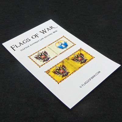 28mm, Flags of War, Napoleonic: 1806 Pattern Austrian Line Infantry 28mm, Flags of War, Napoleonic: 1806 Pattern Austrian Line Infantry