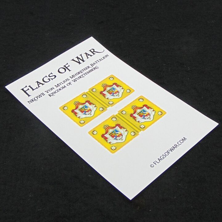 28mm, Flags of War, Napoleonic: Kingdom of Wurttemburg Von Mylius Musketeer Battalion