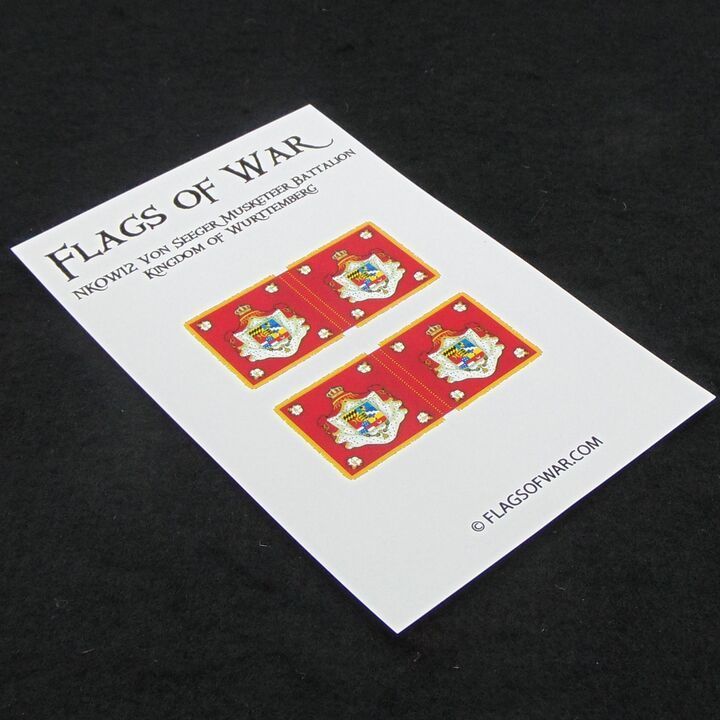 28mm, Flags of War, Napoleonic: Kingdom of Wurttemburg Von Seeger Musketeer Battalion