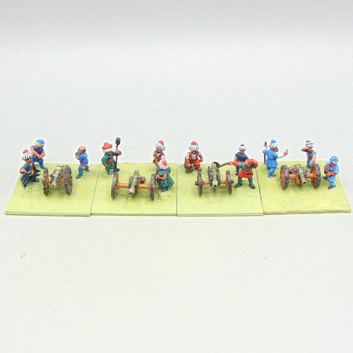 Grade D - Minifigs & Others - Napoleonic - Ottoman Turkish Light Artillery Battery