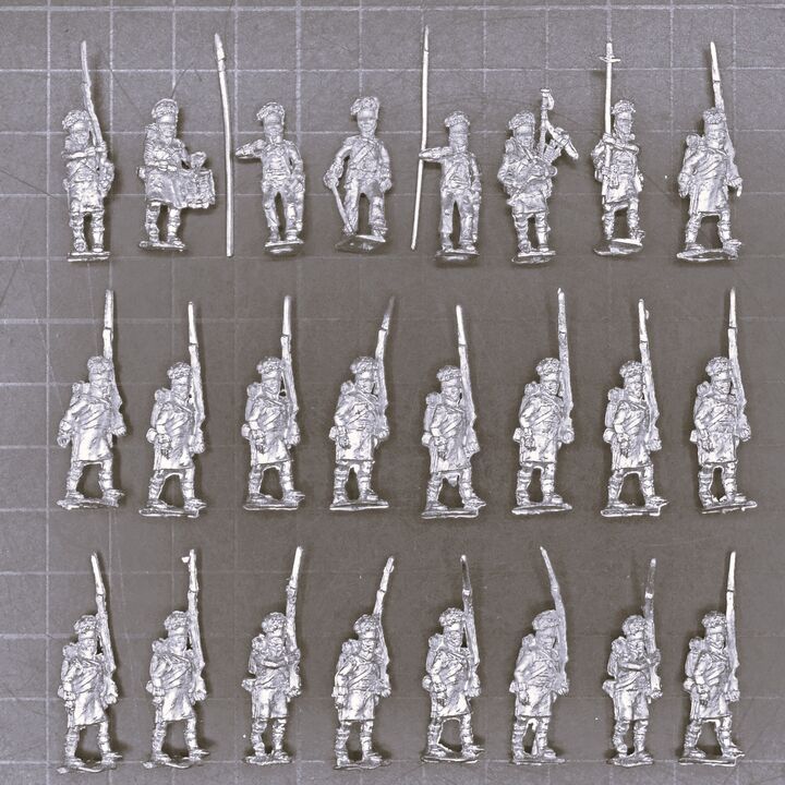 Newline Designs, Napoleonic - British Highland Infantry Unit, Marching