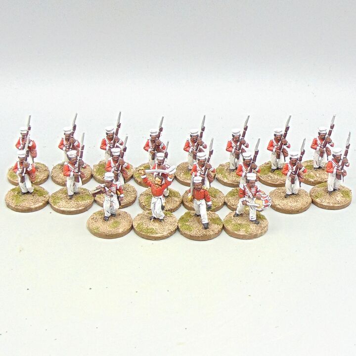 Grade C - Wargames Foundry - Indian Mutiny - Loyal Bengal Infantry Unit Grade C - Wargames Foundry - Indian Mutiny - Loyal Bengal Infantry Unit