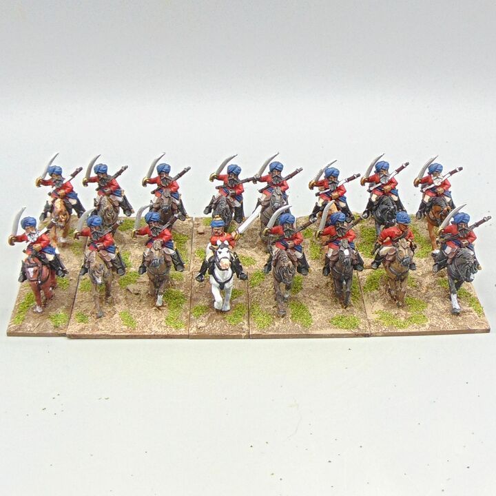 Grade D - Wargames Foundry - Indian Mutiny - Loyal Sikh Cavalry